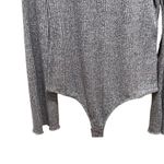 Kendall + Kylie  Bell Sleeve Bodysuit Medium Heather Grey Size Large New Photo 2