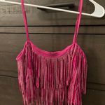 blue b. collection Pink Rhinestone Fringe Tank Top Photo 2
