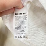 Aritzia ARTIZIA Sunday Best Janis Linen Blouse Puff-sleeve Peplum Blouse Size Small Photo 5