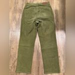 Madewell  Corduroy Green Classic Straight Jeans 26 Photo 4