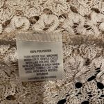 JM Collection gold brocade blouse Size large Photo 7