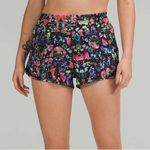 Lululemon 🖤🆕 Multi Floral Hotty Hot LR Lined Shorts✨NWT✨ Photo 2