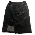 Divided Dividends Velvet Skirt Pencil Style‎ Career Wear Black Size 8 Photo 1
