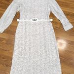 Goop G. Label White CITRINE PRINTED long sleeve midi DRESS size 12 Photo 7