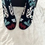 Rebecca Minkoff Size 8 Bojana Black Unique Floral Ankle Boots Embroidered Heels Photo 10