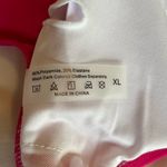 NWT Cut Out Hot Pink Zip Front One Piece Swimsuit Size XL Photo 7