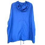 A3 Vintage The Avenue Sport Anorak Pullover Jacket Hooded Blue Size 22/24 Plus Photo 5