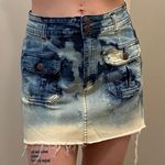 Almost Famous Acid Wash Mini Skirt Photo 0