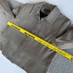 Vintage John Paul Richard Petite Tan Black Houndstooth Plaid Zip Short Jacket 14 Size 14P Photo 6