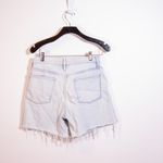 Frame Le Tour Frayed Hem Denim Organic Cotton High Waisted Jean Shorts Altadena Photo 3