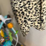 Leopard Print Sleeveless Dress Black Size XL Photo 4