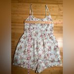 Charlotte Russe  Women’s Floral Print 100% Cotton Sleeveless Shorts Romper|Sz:L Photo 5