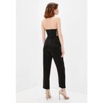 Alice + Olivia Jeri Rhinestone Embellished Strapless Jumpsuit black gold size 2 Photo 5