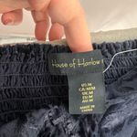 House of Harlow  Women's 1960 Damask Tie Shoulder Velvet Mini Dress Black Size M Photo 8