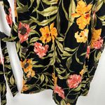 Kensie NWT Linen Blend Floral Print Tie Back V-Neck Crop Jumpsuit Size XS NEW Photo 8