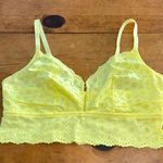 Woman’s Colsie Yellow Lace Lattice Crop Camisole Size1X Size 1X Photo 0
