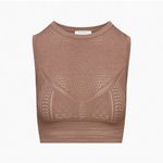 Babaton Aritzia  Pointelle sweater cropped tank Photo 1