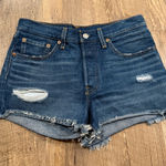 Levi's Levi’s 501 Denim Shorts Dark Wash Size 26 Photo 0