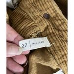 PacSun Mom Jeans Camel Corduroy Ankle SZ 27 Photo 4