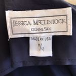 Gunne Sax Vintage Navy Blue Maxi Dress Photo 8