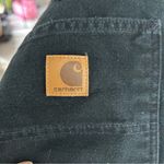 Carhartt  Black Denim Handmade Cutoff Cargo Shorts Photo 7