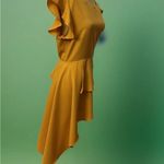 L.N.V. Elegant yellow Asymmetrical women’s blouse Photo 3