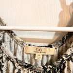 Chelsea and Violet FINAL PRICE  Snake Print Knit Ruffled Dress Photo 2