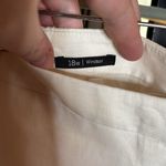 Talbots WINDSOR LINEN WIDE-LEG PANTS - CURVY FIT - LINED IVORY SIZE 18W Photo 6