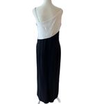 Vintage Scott McClintock Black White Evening Gown Dress Women’s Size 10 USA Photo 3