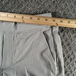 Athleta Gray White Striped Brooklyn Ankle Pants Size 2 Pull On Stretch Casual Photo 7