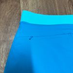 Lands' End Lands Ends Womens Solid Blue Faux Wrap Skort Attached Shorts Skirt Size Medium Photo 3