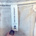 PacSun Gray Double Stripe Straight Leg Jeans High Waist Crop Ankle 29 Photo 12