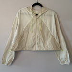 Aerie Offline Cream Cropped Windbreaker Jacket Transitional Women's size Small Photo 0