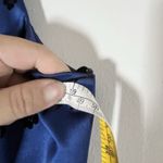 Betsy and Adam Vtg Y2K Betsy Adam Sz 8 Maxi Blue Black Velvet jacquard Wimisigoth Fairy Witchy Photo 5