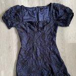 Yumi Kim NWOT  Blue Lace Mini Ruffle Lace Dress size XS Photo 1