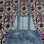 Kensie Distressed Denim Overalls Photo 8