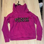 PINK - Victoria's Secret  Magenta purple Sequin bling hoodie hooded sweatshirt Photo 0