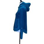 Alo Teal Pullover Shelter Poncho Sherpa Fleece Hoodie Size Small Green Photo 3