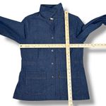 Levi's Vintage 70s Levi’s Safari Denim Blazer Leisure Jacket Orange Tab Blue Large Photo 13