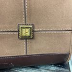 Diane Von Furstenberg  Brown & Tan Suede Large Maxi Tote Bag Handbag Photo 3