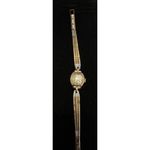 Antique Vintage 14K Gold Filled Silvana Women's Dainty Band Watch Untested Photo 1