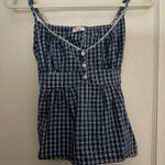 Brandy Melville Plaid Tiffany Top Photo 1