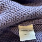 J Jill Blueberry Women's Sweater Removable Knit Infinity Scarf Rolled Hem Size M Purple Size M Photo 13