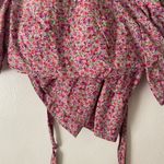 Boutique Floral Print Layered Skirt Photo 7