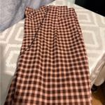 Princess Polly  Brown Plaid Trousers Photo 1