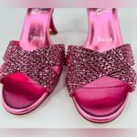 Christian Louboutin Mariza Is Back Strass 85 Crystal Metallic Mules EU 37.5 Photo 5