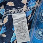 Nine Britton Stitch Fix Women Cream Blue Floral Tank Top L NWT Photo 5