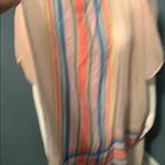Neon Plaid Kimono Draped Coverup One Size Pink Size undefined Photo 2