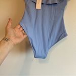 Eberjay NWT Eberjey So Solid Margarita 1PC One Piece Ruffle Swimsuit Sz M Photo 4