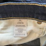 Vince Jeans Size 24 Blue Denim Stretch Distressed 5 pocket Skinny Photo 3